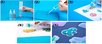 اجرای استیکر اپوکسی